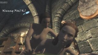 3D Medieval Shemale fucks Knight girl: Hardcore Fantasy FUTA - 5 image