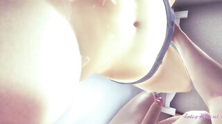 Pokemon Hentai 3D - Hilda Fingering with POV (Uncensored) - Japanese Asian Manga anime game porn - 10 image