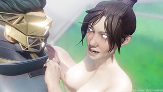 Apex Legends - Wraith Getting Fucked and Creampied - 7 image