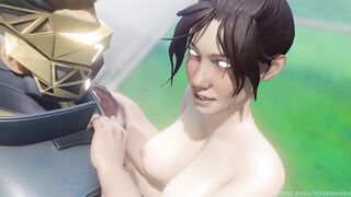 Apex Legends - Wraith Getting Fucked and Creampied - 9 image