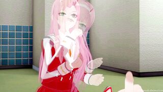 FWB with Zero Two in the changing room - 2 image