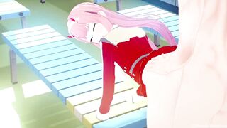 FWB with Zero Two in the changing room - 4 image