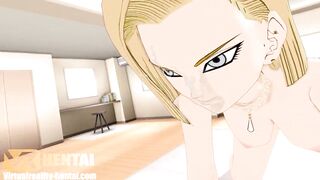 VR android 18 hentai 3D dragon ball z part 1 - 10 image