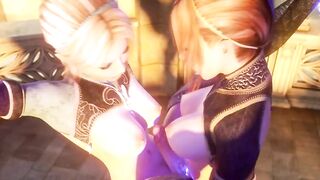 Two Elven Hermaphrodite Babes Fuck - 10 image