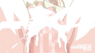 Pregnant Teen Having Strong Orgasms Expelling Milk From Her Breasts - Hentai - 7 image