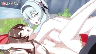 Having fun with a couple of lesbians - 7 image