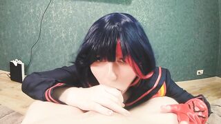 Ryuko Matoi was fucked by Naked Teacher in all holes until anal creampie - Cosplay KLK Spooky Boogie - 6 image