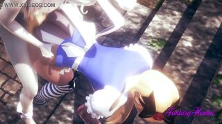Alice in The Wonderland Hentai 3D - Alice is Fucked by White Rabbit and he cums in her pussy- Animation Japanese Porn Video - 7 image