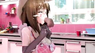Hentai Hardcore Kitchen Fuck - 3 image