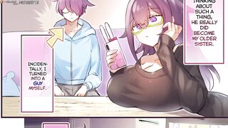 Nerdy Step Sister Hentai - 2 image