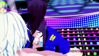 KDA League of Legend Hentai 3D Akali blowjob, boobjob and fucked with multiple cums in her mouth and pussy 1/2 - 10 image