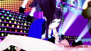 KDA League of Legend Hentai 3D Akali blowjob, boobjob and fucked with multiple cums in her mouth and pussy 1/2 - 8 image