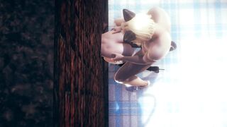 Ladybug Hentai 3D - Cunnilingus and Fucked through the wall by Cat Noir in a park - Japanese Asian Manga Anime Game Porn - 8 image