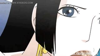 One Piece Hentai - Boa seduces Luffy - 7 image