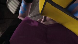 Borderlands: Maya eats Lilith's pussy to orgasm causing her to squirt - 2 image