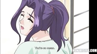 Cheating Busty Jap Wife Learns Her Mother-In-Law Is A Slut Too - ENG SUBS - 8 image