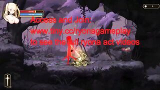 Pretty blonde has sex with goblins man in new hentai porn game - 10 image