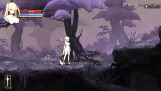 Pretty blonde has sex with goblins man in new hentai porn game - 4 image