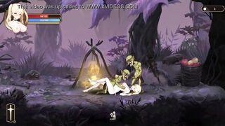 Pretty blonde has sex with goblins man in new hentai porn game - 6 image