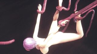 Hentai Uncensored 3D - Tanami with tentacles - 6 image