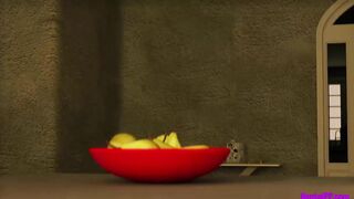 Futa Blonde Play With Doll And Milf 3D SEX - 2 image