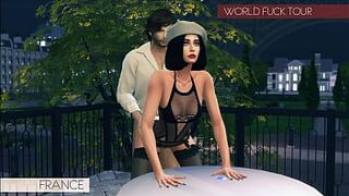 Sims 4. World Fuck Tour - France - 1 image