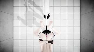 MACHINE BONDAGE HENTAI GIRL MMD 3D BIG BOOBS NUDE PONYTAIL CLEAR BLUE HAIR COLOR EDIT SMIXIX - 2 image