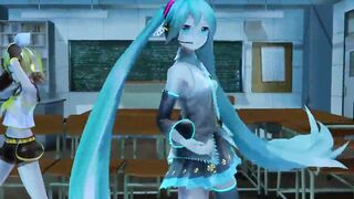 mmd miku & rin two faced lovers sex dance - 2 image