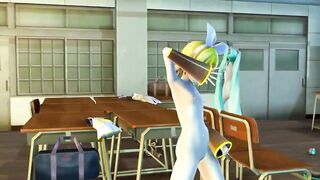 mmd miku & rin two faced lovers sex dance - 7 image