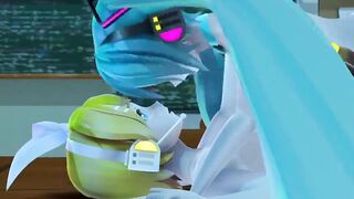 mmd miku & rin two faced lovers sex dance - 9 image