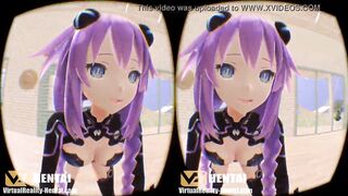 Hyperdimension Neptunia - Purple Heart in 3D SBS - 6 image