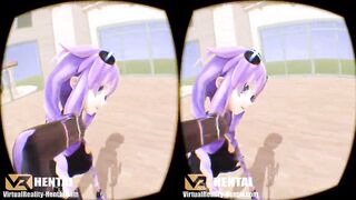 Hyperdimension Neptunia - Purple Heart in 3D SBS - 8 image
