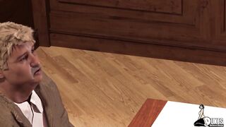 Red Haired wife rides a prison inmates Big dick - 3 image