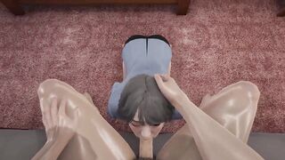 Japanese mature with hairy pussy has sex with young guy with hairy cock - 3 image