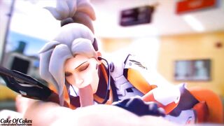 Mercy 3 - Overwatch SFM & Blender Porn Compilation - 4 image