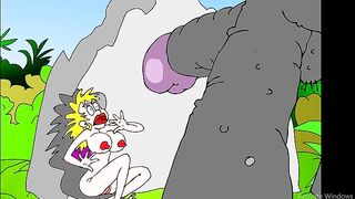 FUN WITH MONSTER COCK COOL HOTEST SEX SEENS ANIME SIMULATION BY ARNII ART - 3 image