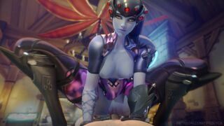 Overwatch - Widowmaker Riding Dick Cowgirl Position (Sound) - 1 image