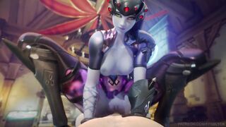 Overwatch - Widowmaker Riding Dick Cowgirl Position (Sound) - 6 image
