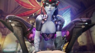 Overwatch - Widowmaker Riding Dick Cowgirl Position (Sound) - 9 image
