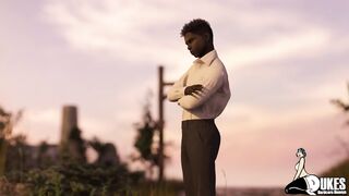 Blackmailing my step moms friend for that big black ass - 2 image