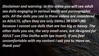 Futa transexual sexdoll with huge boobs gets fucked with a dildo and made to cum abundantly - 1 image