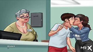 SummertimeSaga - Old lady got teeth removed and sucked E3 #92 - 1 image