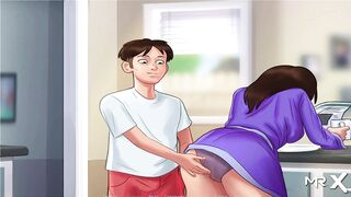 SummertimeSaga - Fondling Mature Mom In The Kitchen E2 # 33 - 2 image