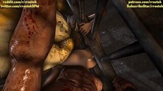 Compilation of 3D rough Monster fucking Animations - 1 image