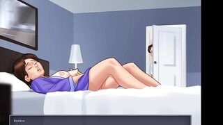 My stepsister with big tits caught me when I spied on my masturbating stepmom - Summertime Saga - Debbie - 1 - 2 image