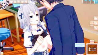 [Eroge Koikatsu! ] Touhou 16 nights Sakuya rubs breasts H! 3DCG Big Breasts Anime Video (Touhou Project) [Hentai Game] - 6 image