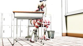 Shimakaze Fapping In The Classroom - 10 image