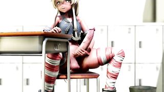 Shimakaze Fapping In The Classroom - 3 image