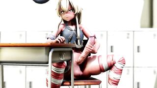 Shimakaze Fapping In The Classroom - 4 image
