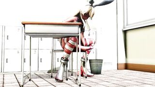 Shimakaze Fapping In The Classroom - 9 image